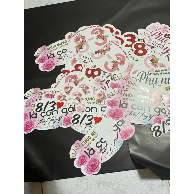 Sét 10 cái Baner chúc mừng  ngày 8/3