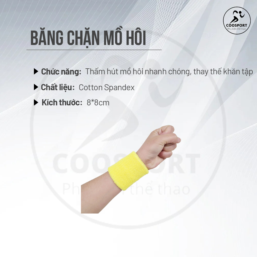 Băng Quấn Cổ Tay Thấm Mồ Hôi