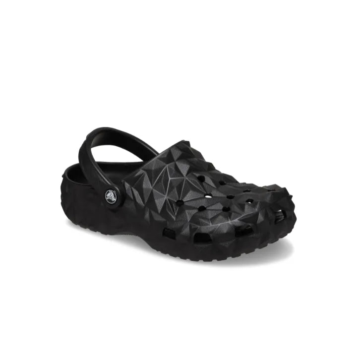 Giày Clog Unisex Crocs Classic Geometric - Black - 209563-001
