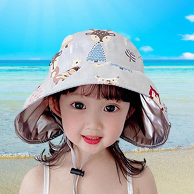 Kids Sun Hat Sunscreen Kids Wide Brim Hat Summer UV Protection