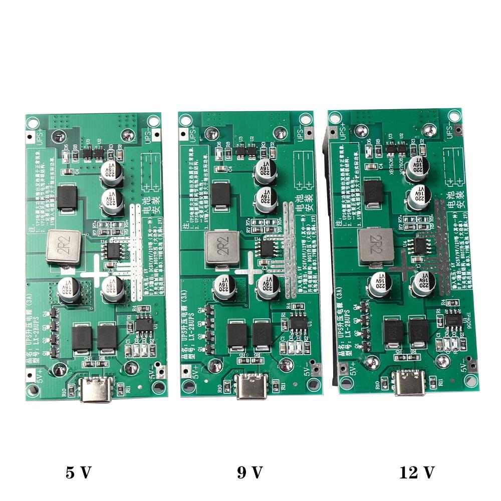 Step-Up 5V 9V 12V Lithium Battery Charging Boost Module 15W Type-C ...