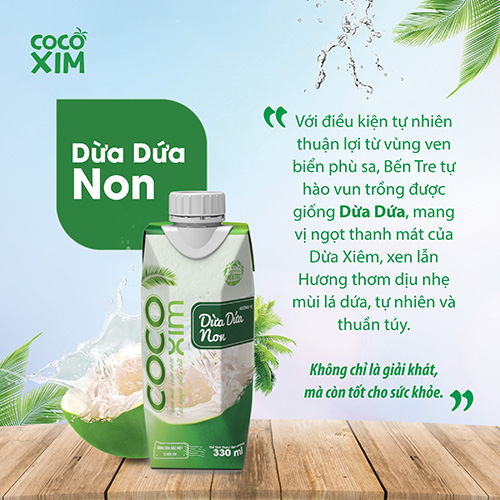 Nước Dừa Xiêm Cocoxim 330Ml