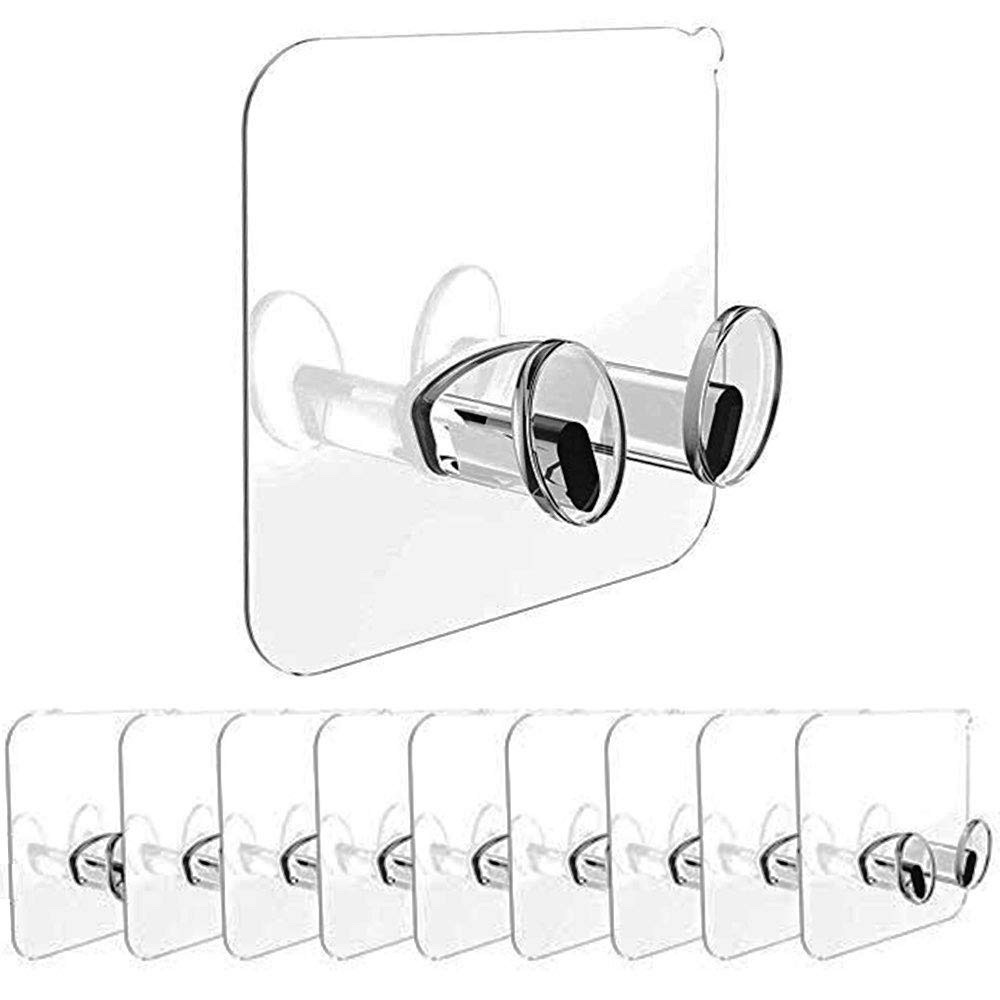 4 Móc Dán Tường Gài Phích Điện, Móc Treo Phích Điện, Móc Nhựa Trong Suốt Đa Năng Dán Tường Siêu Chắc, Móc Trong Suốt Gài Phích Điện, Treo Các Đồ Dùng Cá Nhân, Đồ Gia Đình, Móc Nhựa, Móc Giá Rẻ, Tiện Dụng. TakyHome 4000