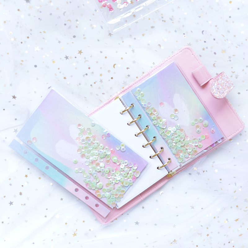LOVEDOKI%20A6/A7%20Glitter%20Confetti%20Shaker%20Card%20Spiral%20Journal%20Decoration%20Planner%20Dividers%20Diary%20Notebook%20Index%20Separator%20cards%20-%20Image%204