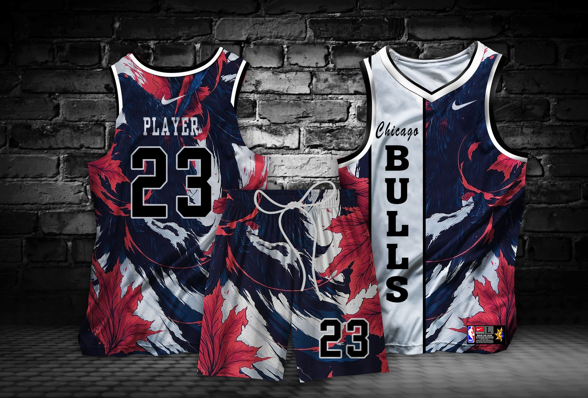BASKETBALL CHICAGO JERSEY FREE CUSTOMIZE OF NAME AND NUMBER full sublimation  high quality fabrics/ trending jersey