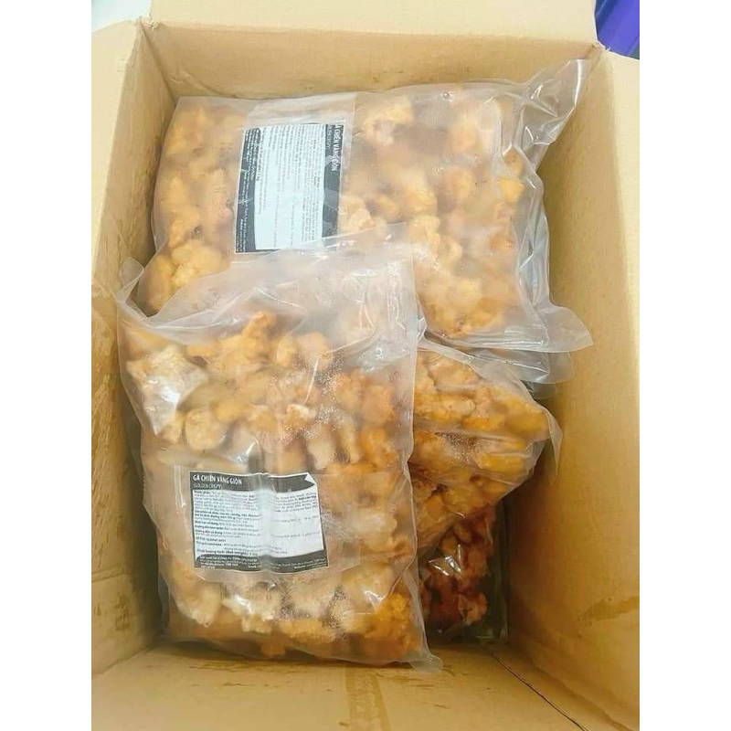 Gà vàng chiên giòn CP xuất khẩu Hong Kong bịch 1kg