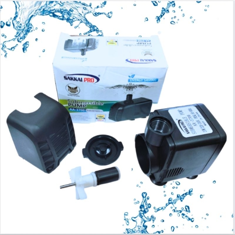 Pompa aquarium kolam SAKKAI PRO AA 3700 Submersible pump