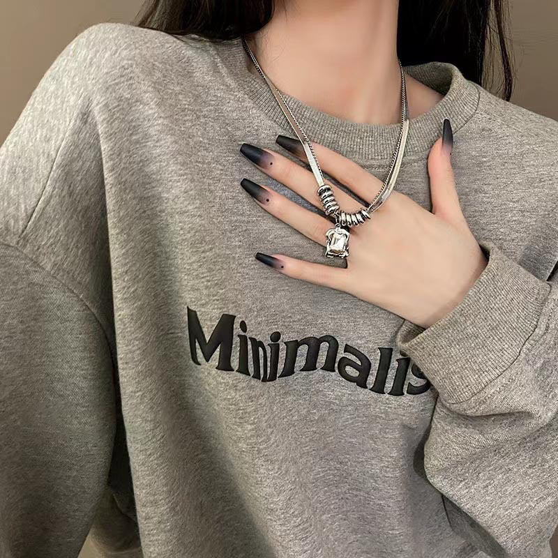 dây chuyền đen trắng đôi phong cách unisex cá tính