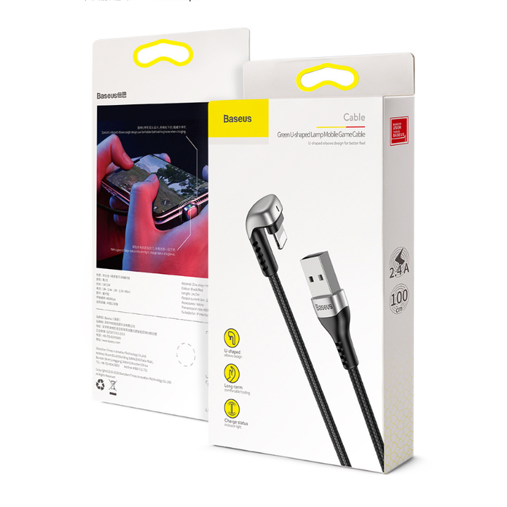 Cáp sạc nhanh Lightning cho Iphone Baseus CALUX-A01 dài 1M
