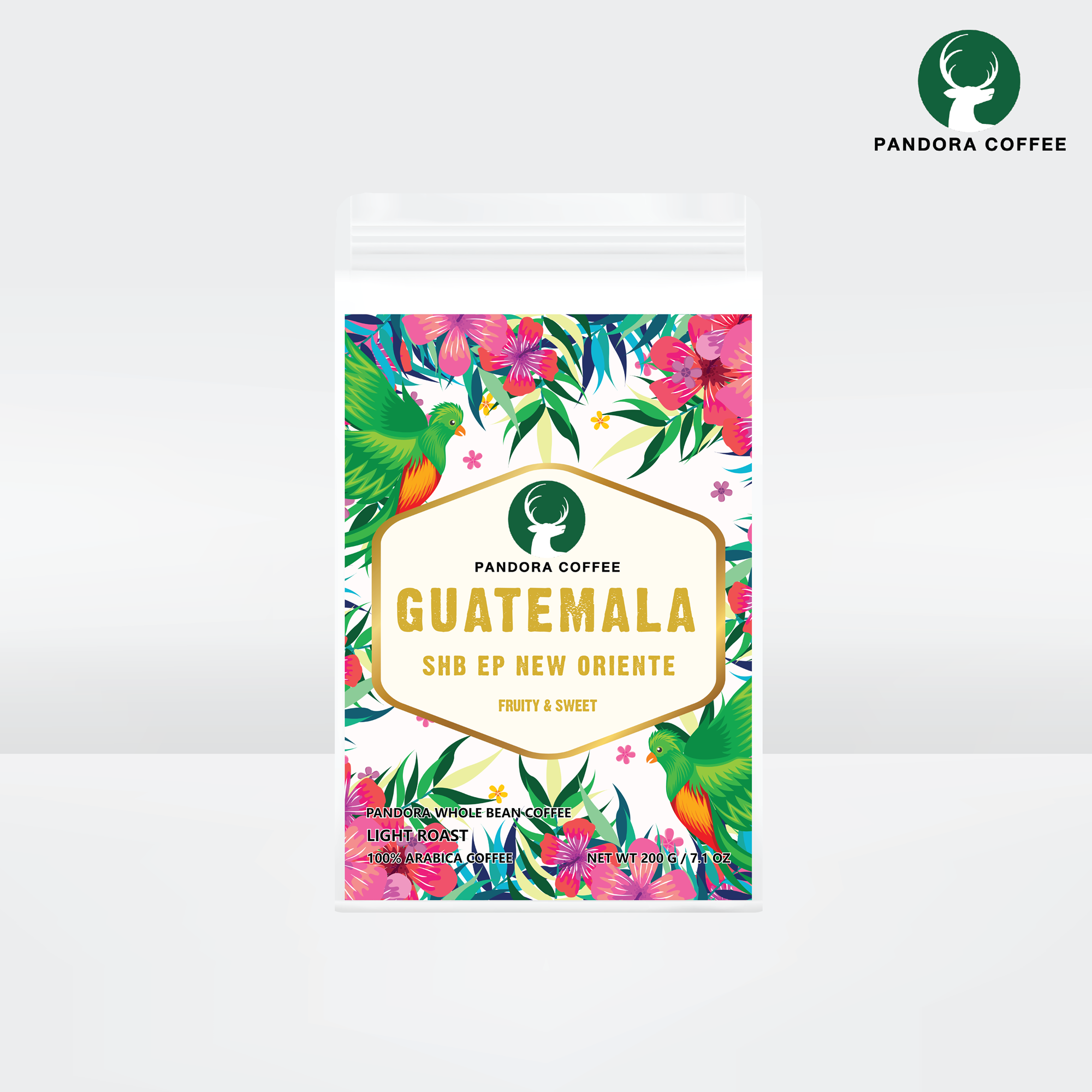 Pandora Coffee เมล็ดกาแฟ กัว เตมาลา Guatemala Shb Ep New Oriente คั่ว