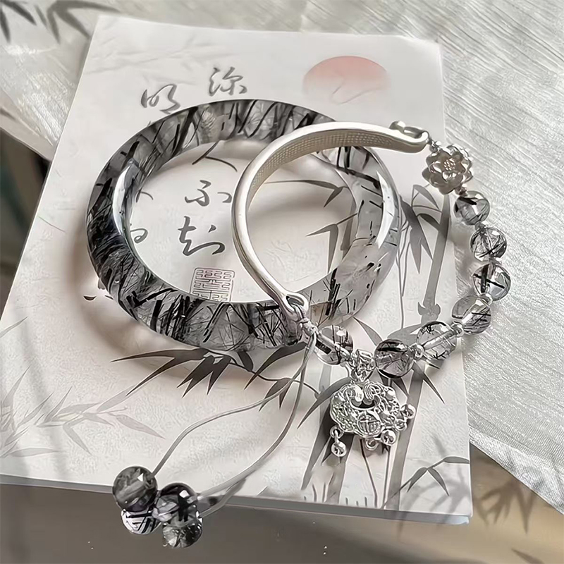 2Pcs Exquisite Chinese Style Tassels Bracelet For Women Girls Versatile Ancient Style Bracelet Jewelry Accessories Gifts.