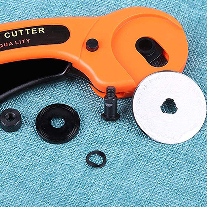 【Customizable】 Rotary Cutter 45mm Card Paper Sewing Quilting Roller Fabric Cutting Tailor Scissors Tool Dress Clothes Making Diy Tool. 