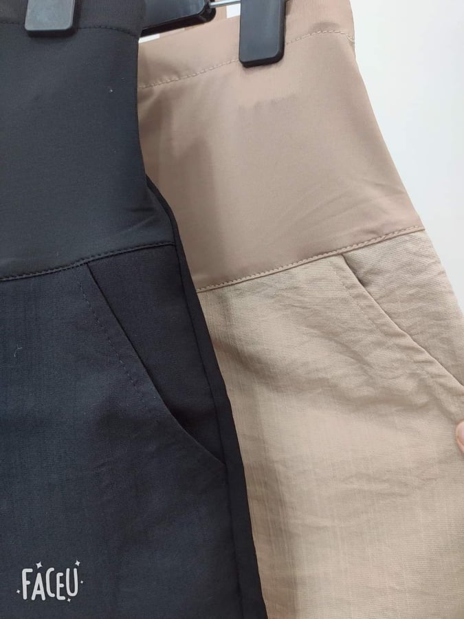 Long Maternity Pants Made of Soft and Smooth Fabric