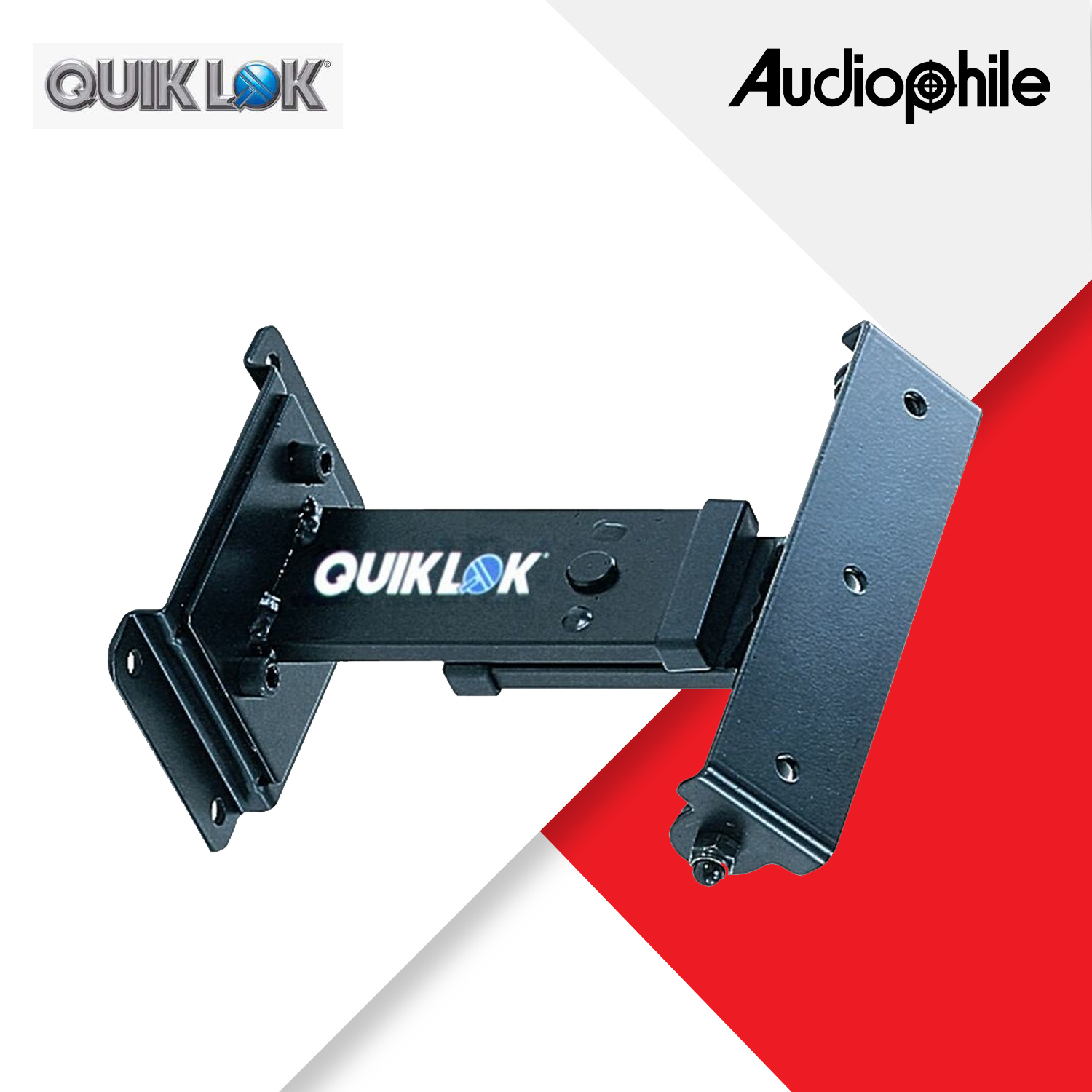 Quik lok QL60 Heavy Duty Adjustable Speaker Wall Bracket [PAIR] Lazada PH