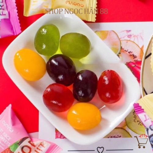 Kẹo Dẻo Trái Cây Top Fruit Coowy gói 320gr