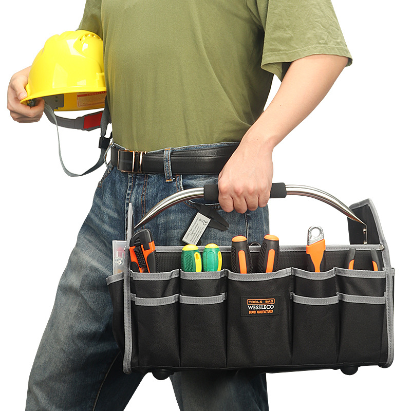 Hộp công cụ bằng thép không gỉ di động dụng cụ gấp gọn kit đa chức năng phần cứng công cụ lưu trữ hộp