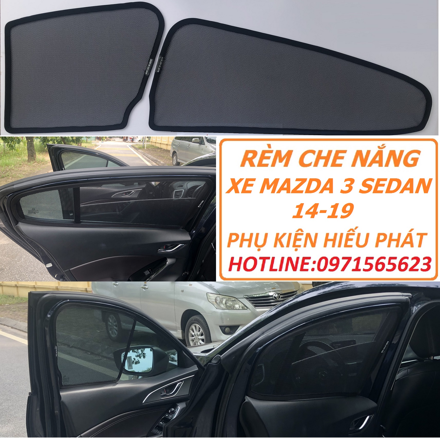 Rem che nắng ô tô  MAZDA3 2020-2022