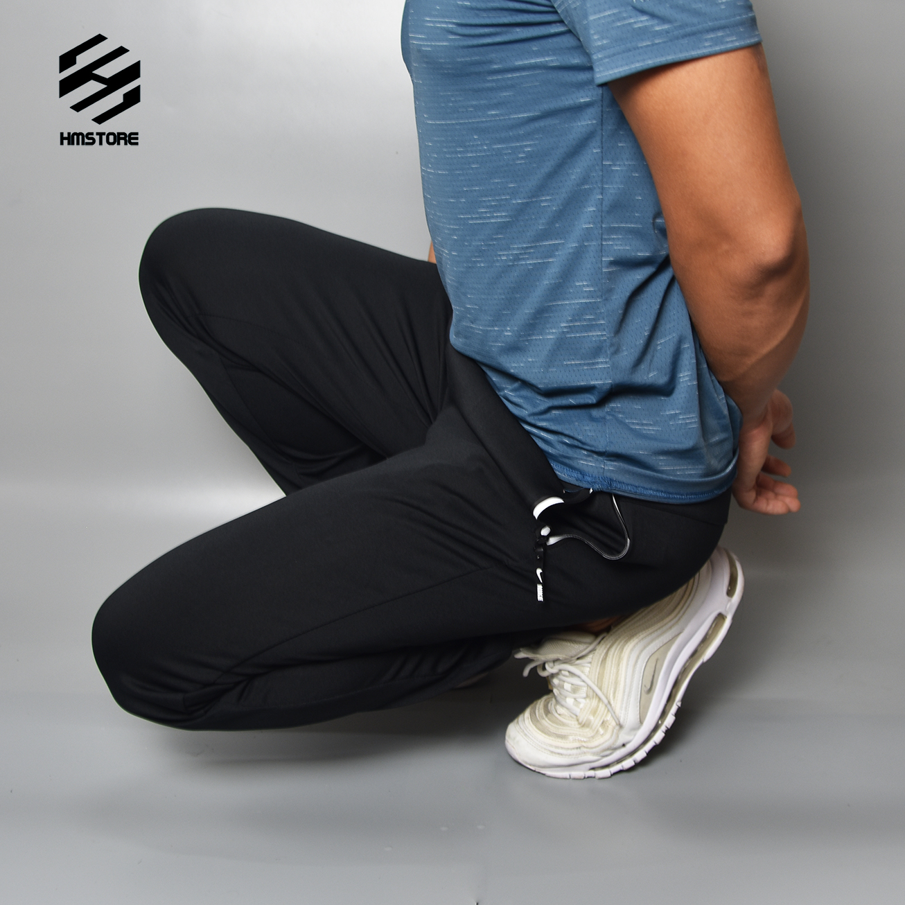 Quần Jogger thể thao nam mã[Q02] chất thun Poly 2 da cao cấp.