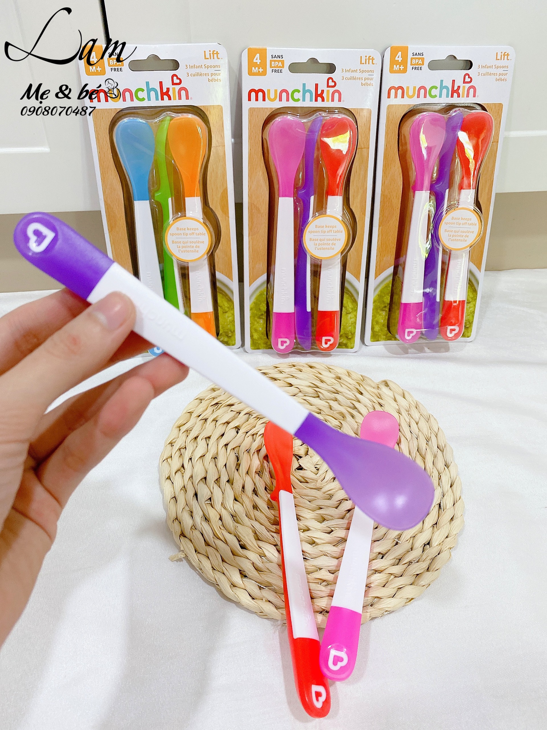 Muỗng MUNCHKIN Set 3 thìa