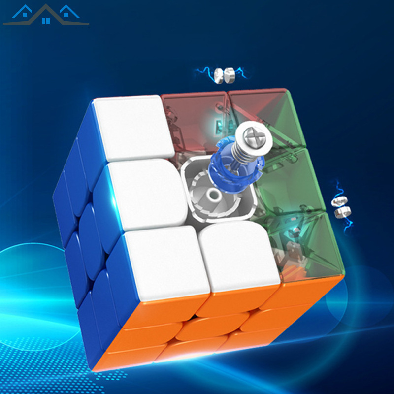 3x3 Moyu RS3M Magnetic Speed Cube Stickerless Magic Cube Puzzle Toy
