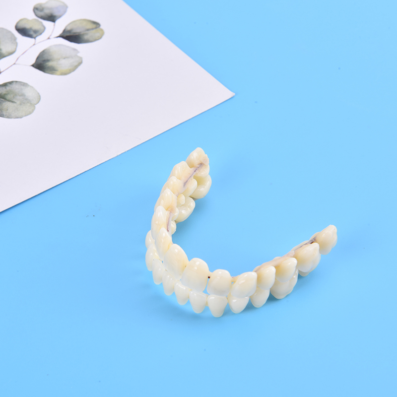 LATER 28pcs False Teeth Whitening Dentures Temporary Fake Tooth Upper Lower Removable Lazada PH