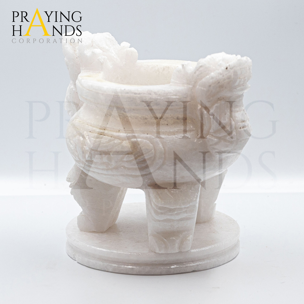 Lư Hương - Đá Cẩm Thạch Trắng