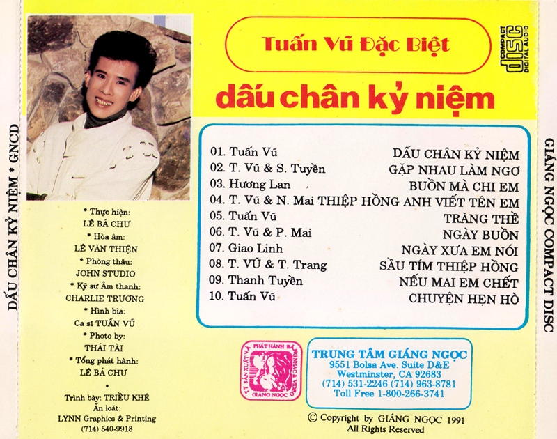 [MDCD] CD Tuấn Vũ - Dấu chân kỷ niệm