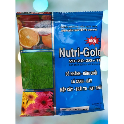Phân bón cao cấp nutrigold 20- 20- 20+ te