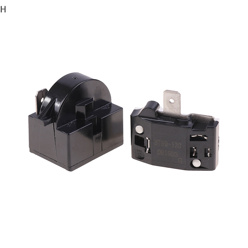 HF 2PCS QP2-4.7 PTC Starter Relay Refrigerator Starter Relay And Overload Protector