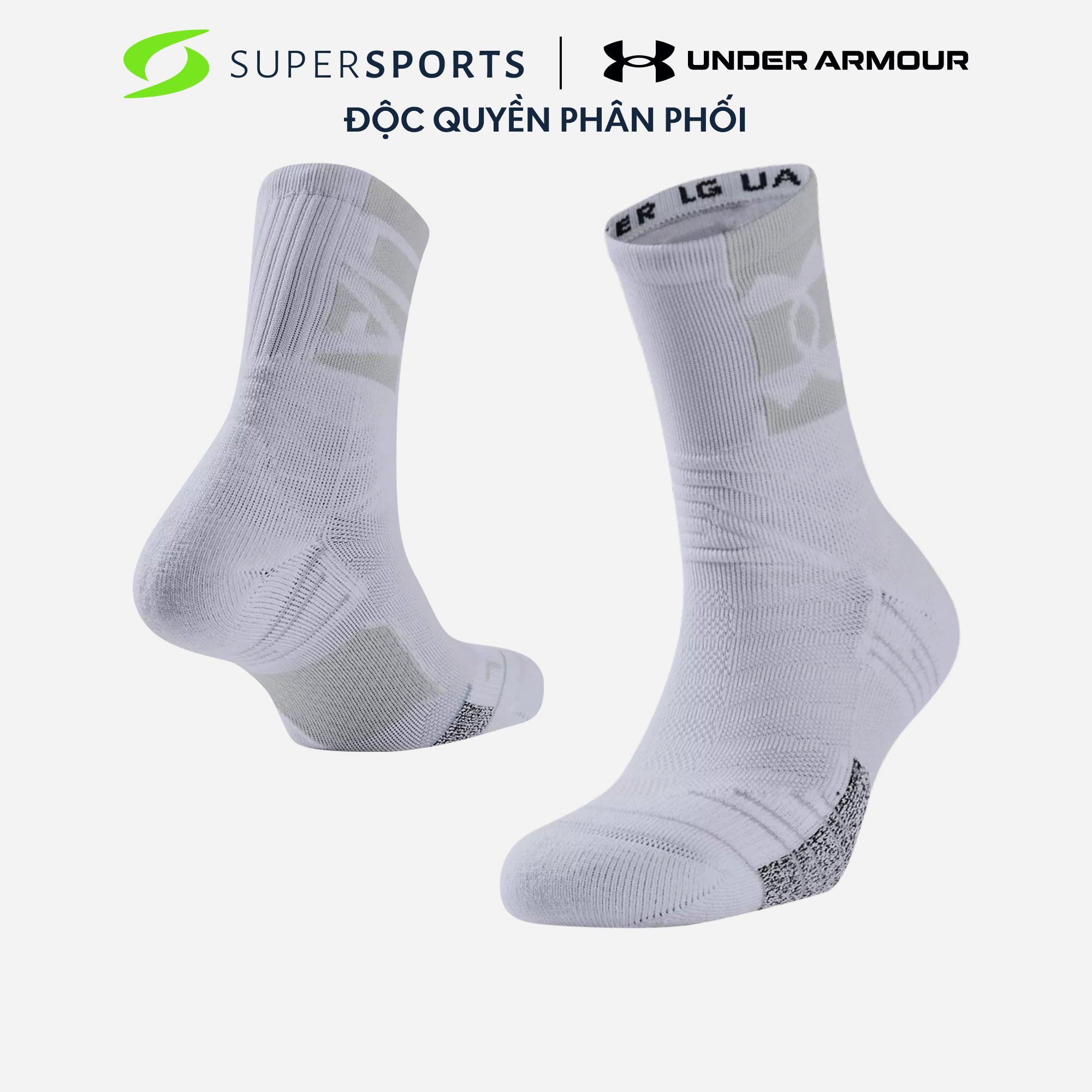 UNDER ARMOUR Unisex Playmaker Crew Socks 1356615-100