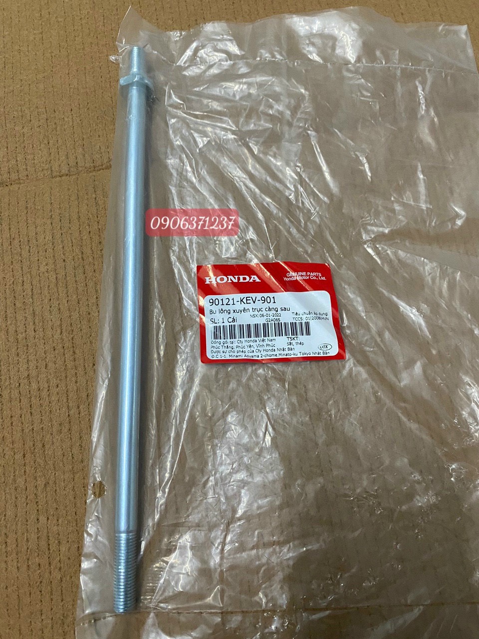 Cốt gấp xe wave alpha/ dream zincốt gấp xe wave alpha/ dream zin -hãng honda -mới 100% -mã sản phẩm: kev-901