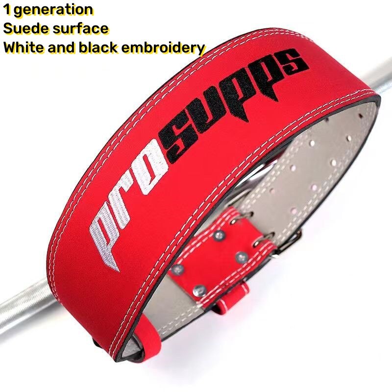 Gym Weightlifting Belt Multicolor Fitness Belr Embroidery Leather Weight Lifting Belt For Men Women Powerlifting Squat Deadlift