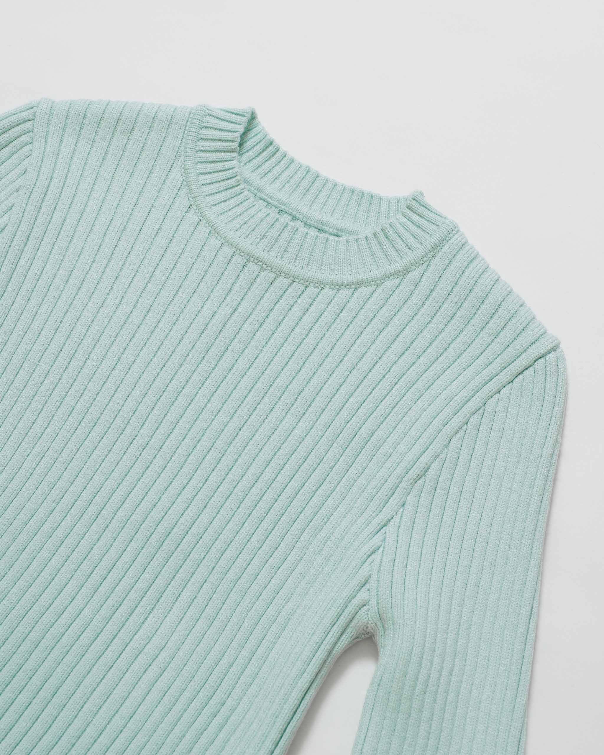 Áo thun tay dài nữ SSSTUTTER len thỏ mịn BARBIE KNIT