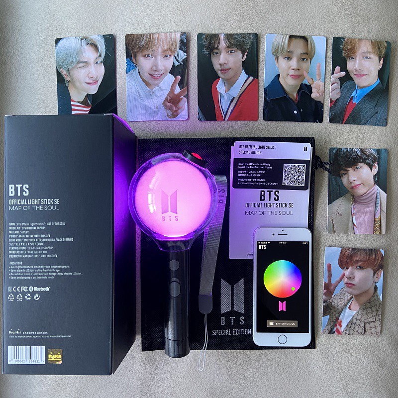 BTS Official Lightstick Ver 4 Army Bomb Ver 4 MAP OF THE SOUL