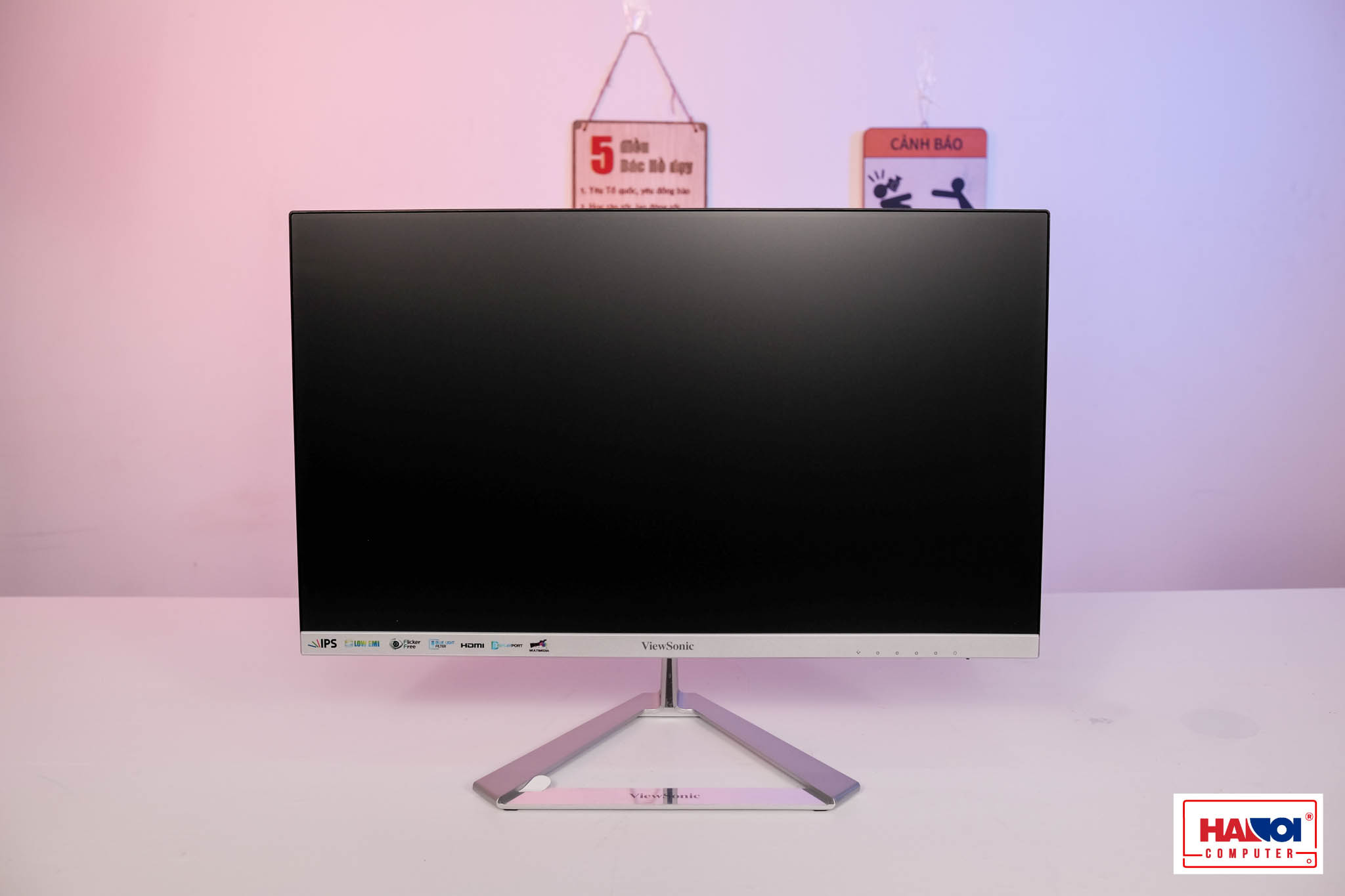 Màn hình Viewsonic VX2476-SMHD (23.8inch/FHD/LED/IPS/75Hz/5ms/250 nits/DP+HDMI+VGA)