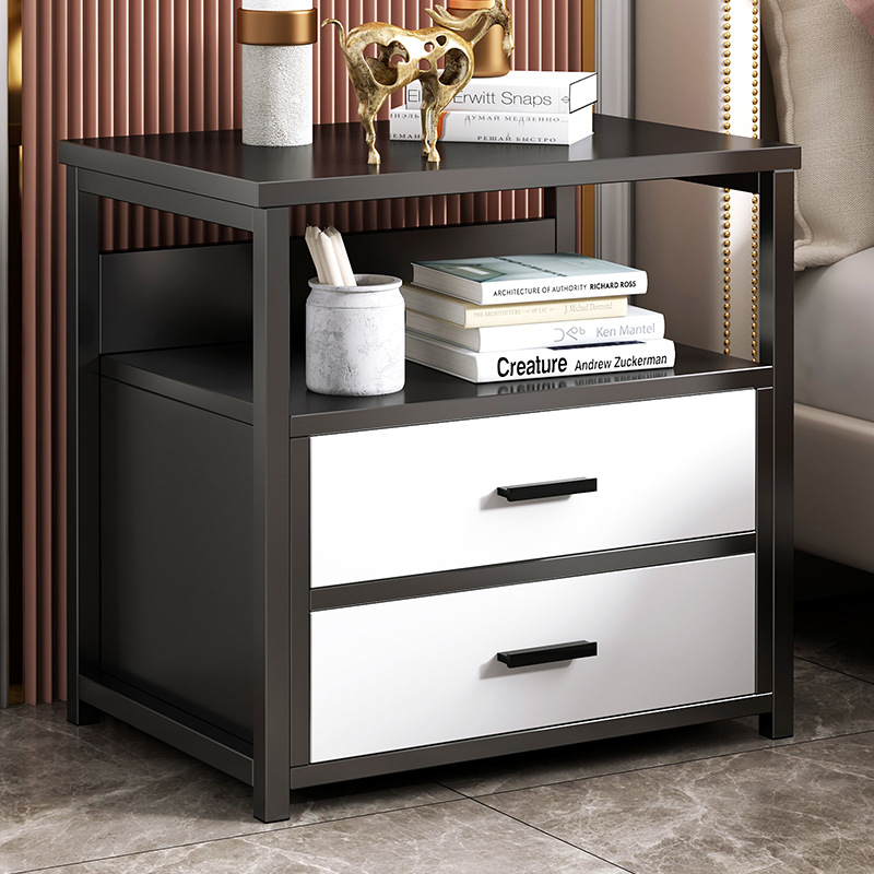 Bedside table Nordic wind ins online celebrity bedside table sub-bedroom multi-layer shelf small multi-functional cabinet simple