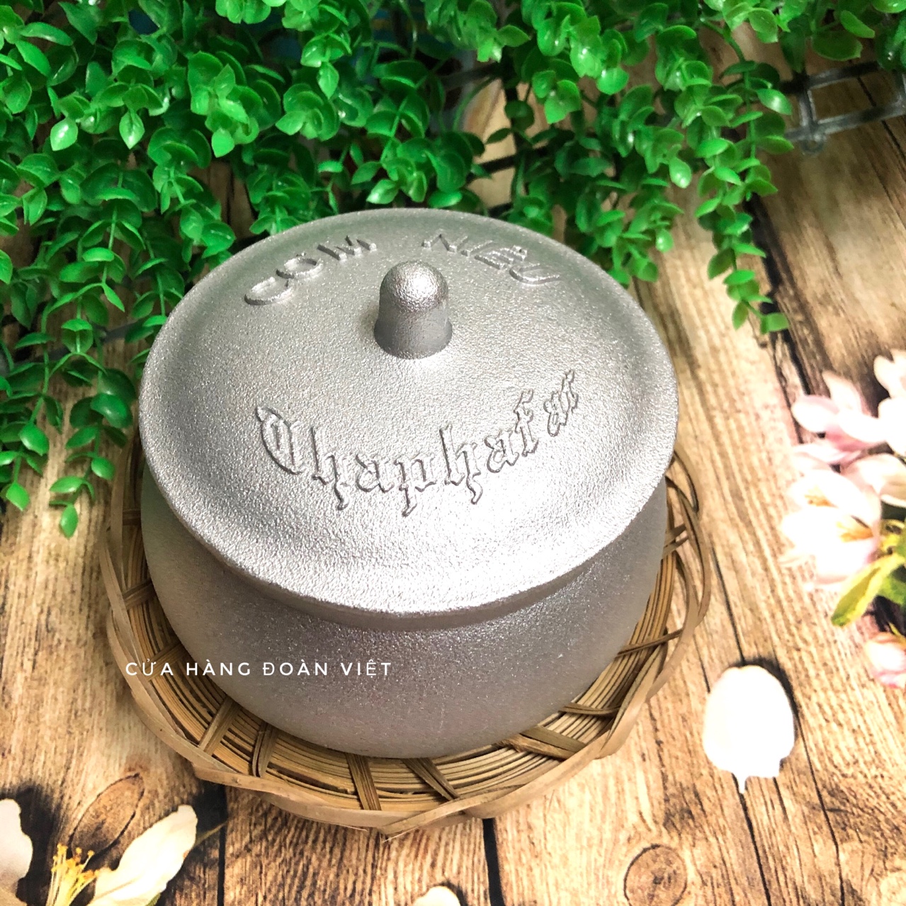 Rice cooker pots-gang thick more size (included rế bamboo pot). Pots cooking rice super delicious, small gon for restaurant home bars