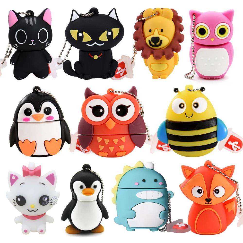 JASTER%20Cute%20Cartoon%20Animal%20USB%20Flash%20Drive%2064GB%20Penguin%20Cat%20Memory%20Stick%2032GB%20Owl%20Dinosaur%20Pen%20Drive%2016GB%20Bee%20Fox%20Pendrive%208GB%20-%20Image%208