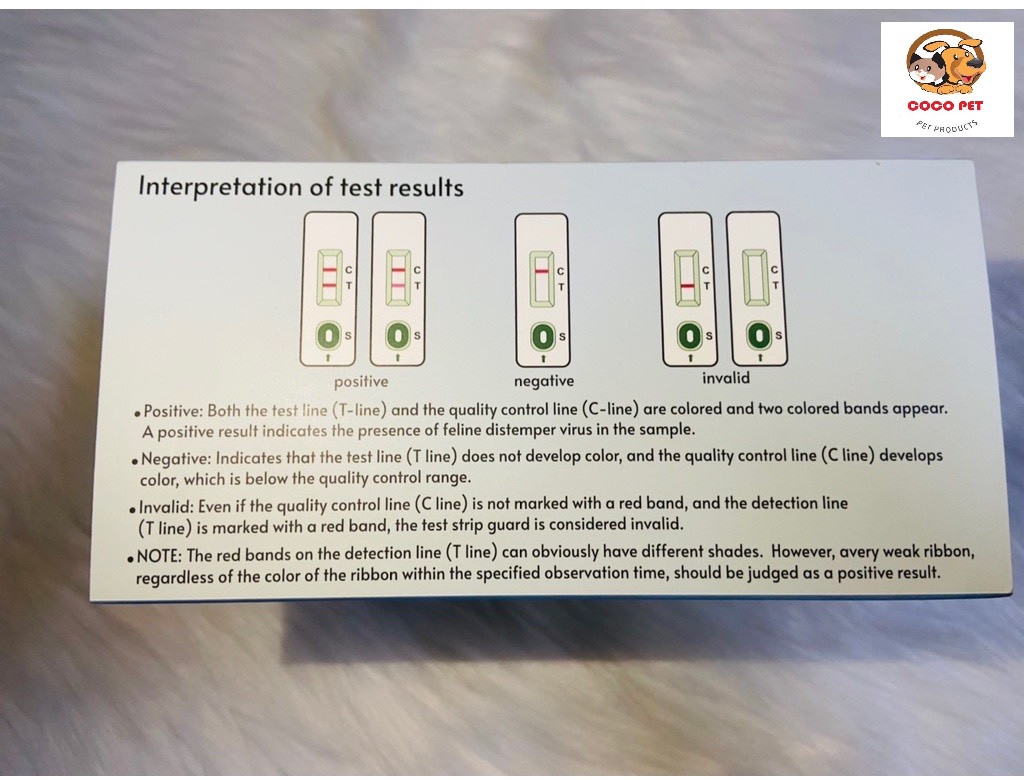 Bộ KIT Que Test Bệnh Parvo Và Care Cho Chó Mèo