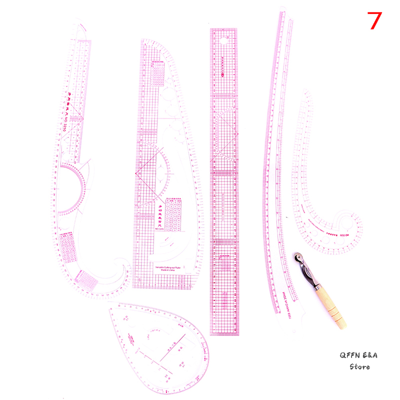 💖qffn ea store bộ may cong thước may thước cắt thước đo mẫu quần áo thước đo