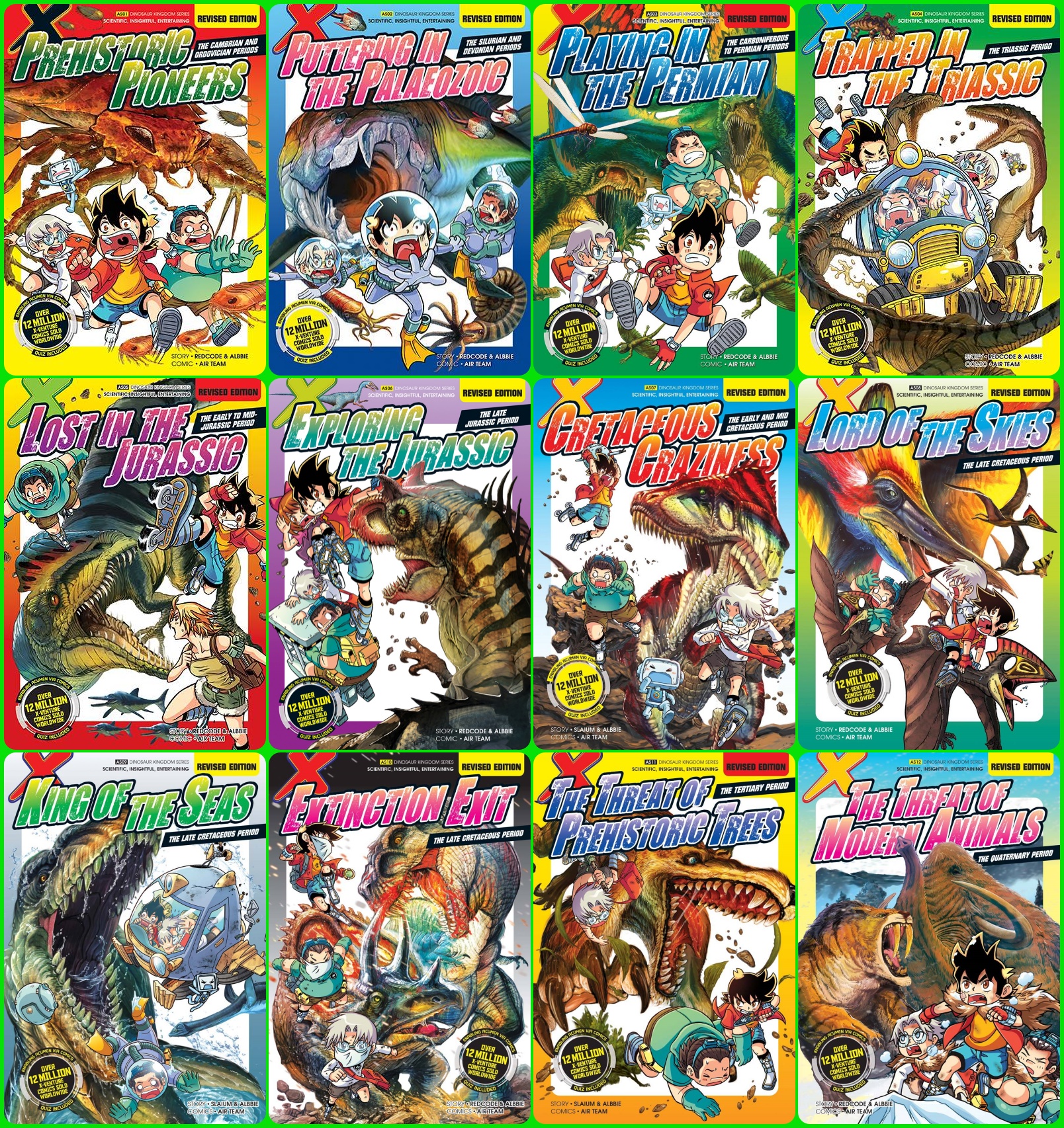 X-VENTURE Dinosaur Kingdom (Revised Edition) AS01-AS12 (End