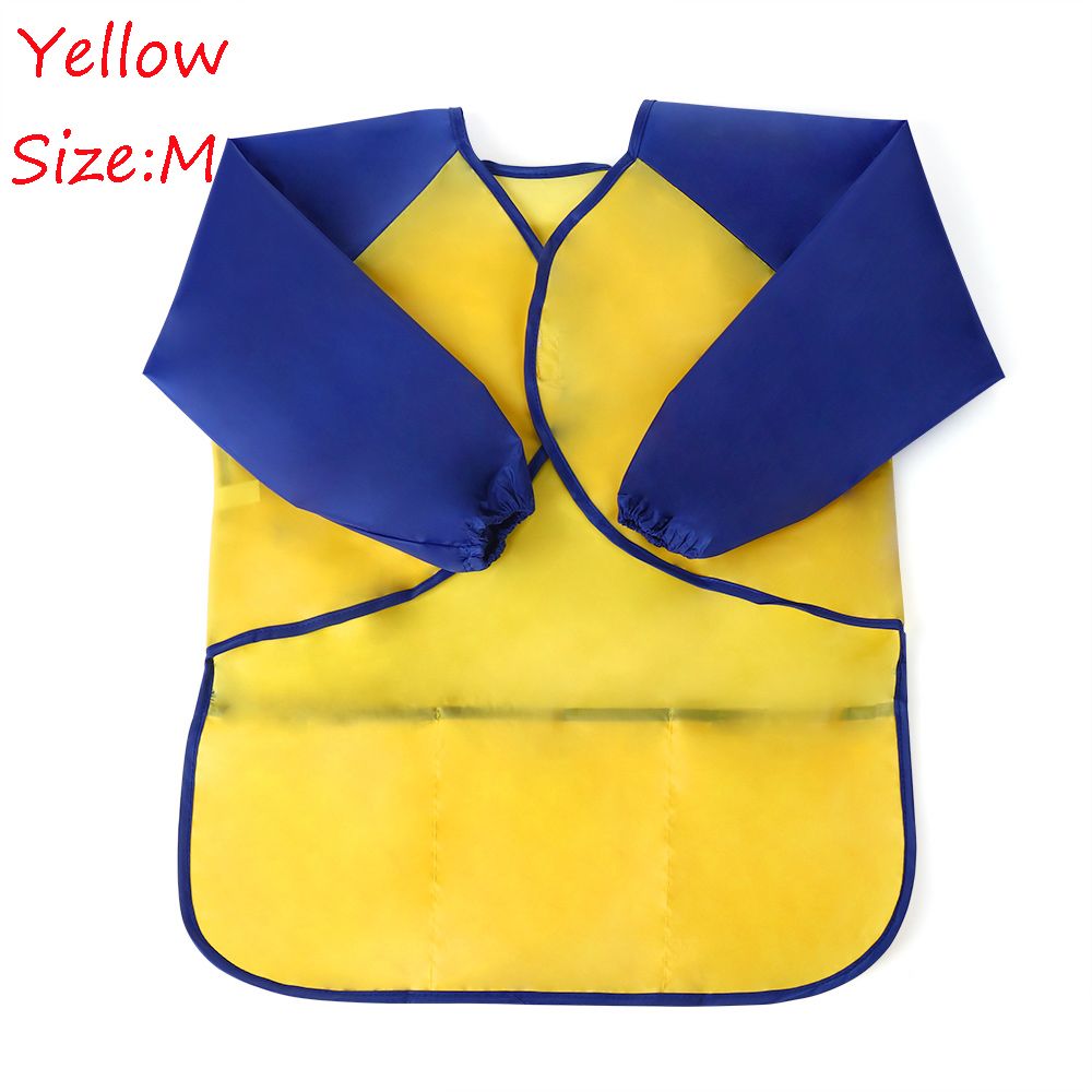 ULTIMATELY SOUVENIR68IR6 Cute Kitchen Craft Waterproof Cooking Bib Kids Painting Apron Art