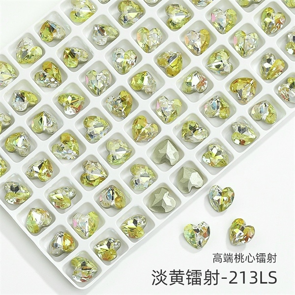 Đá chân nhọn hình trái tim 10pcs
