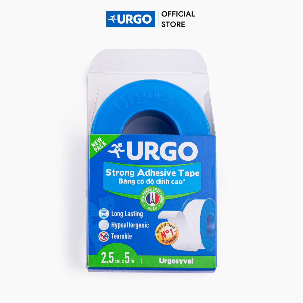 Băng kẹo lụa Urgosyval (Kích thước 2.5cm x 5m)