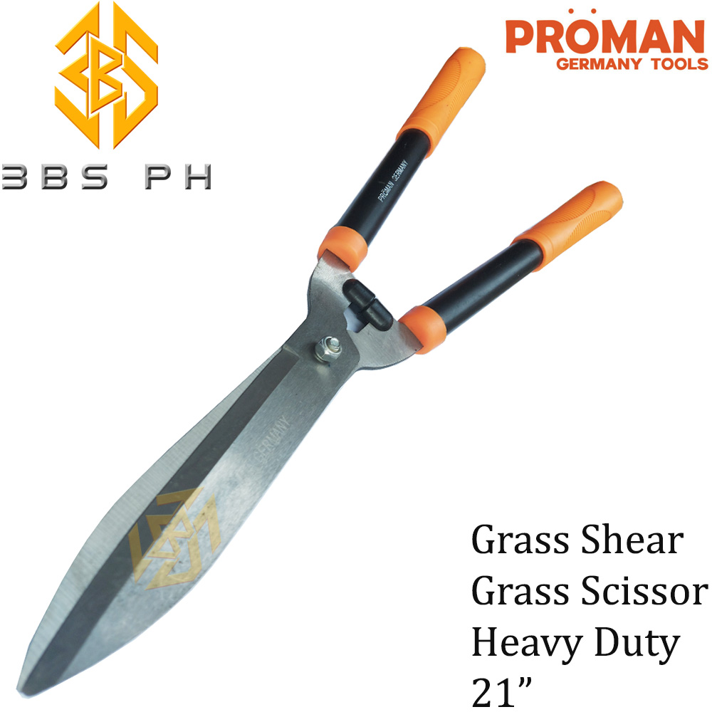 Grass Hedge Shear Grass Scissor Heavy Duty Proman Germany 21" I 3BS