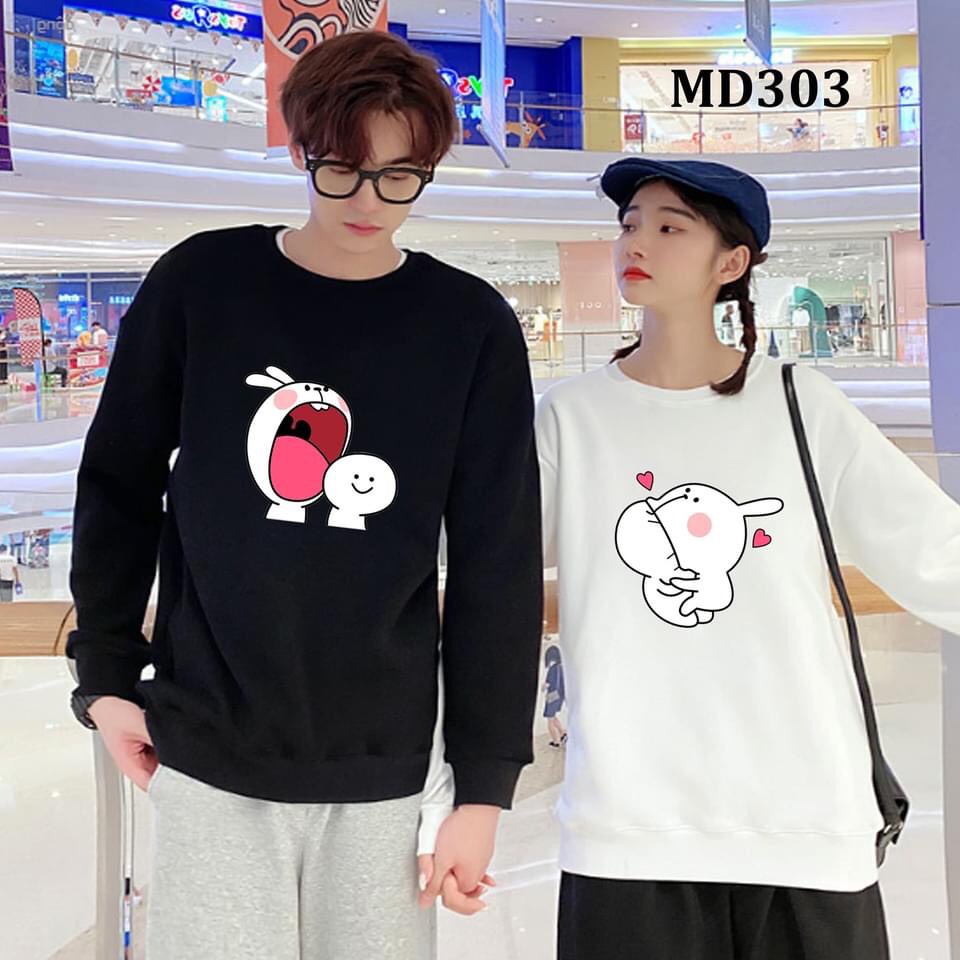 SÉT ÁO CẶP ĐÔI IN HÌNH SIÊU ĐẸP (KIỂU UNISEX)