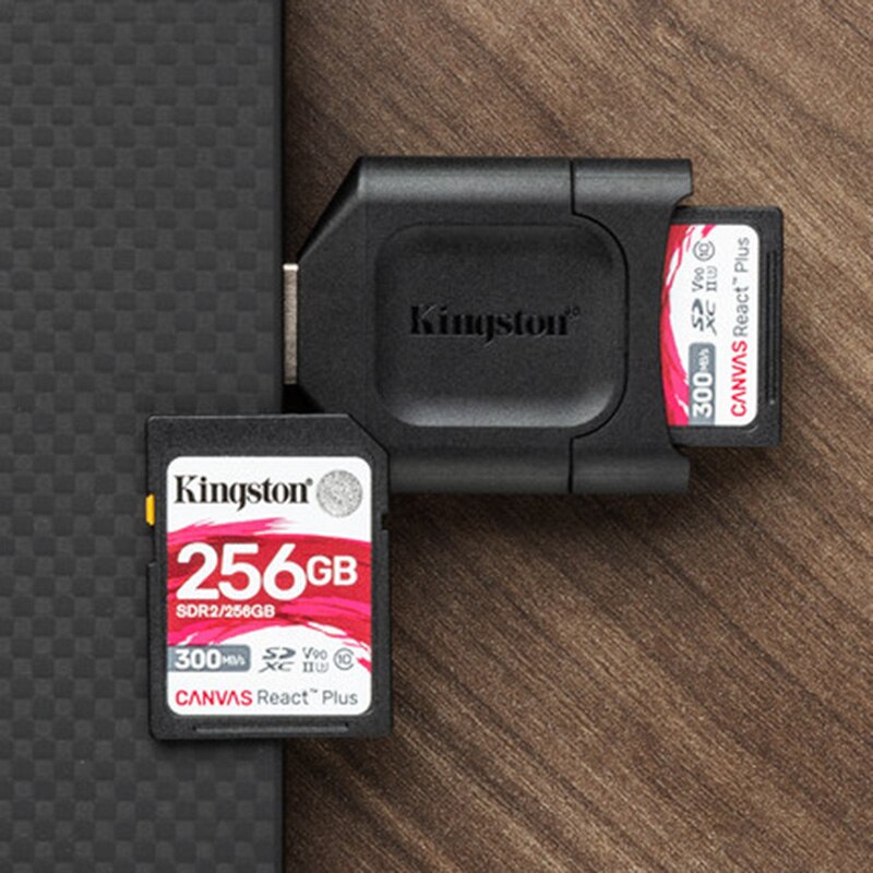 Kingston USB 3.2 Gen 1 Plus SD Card Reader MobileLite SD Reader SDHC/SDXC UHS-II Memory Card USB Adapter for Computer