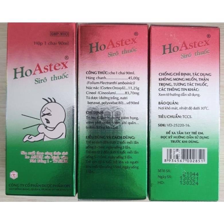 SIRO HO ASTEX CHAI 90ML