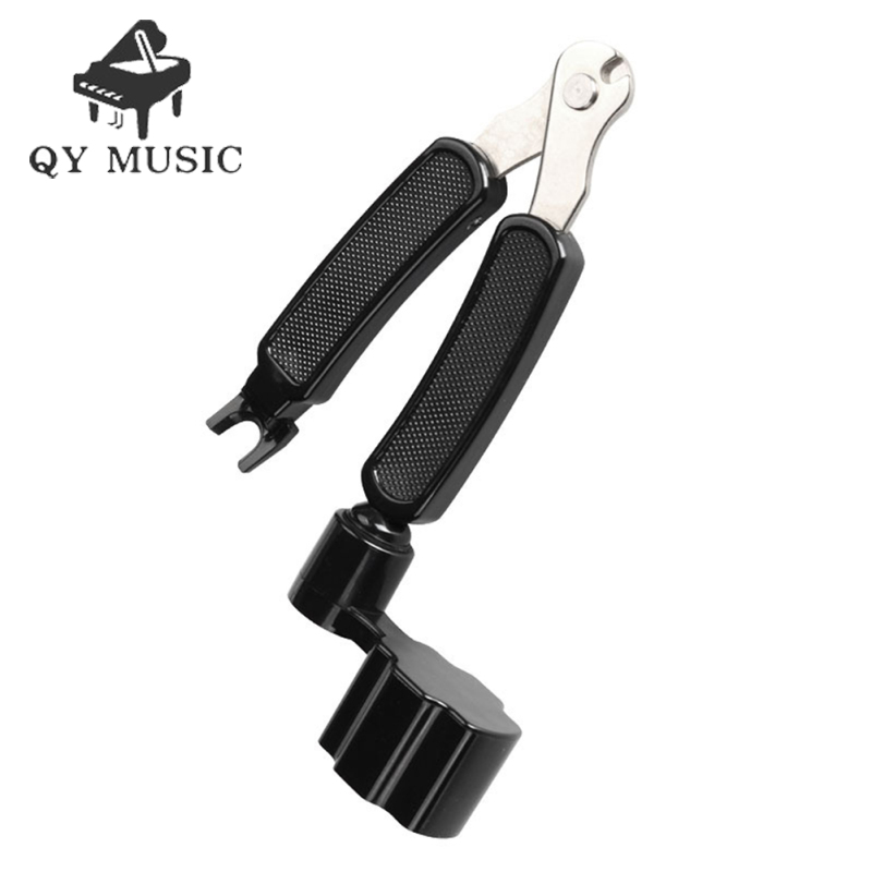 3 in 1 Multifunction Guitar Accessories Guitar Peg String Winder + String Pin Puller + String Cutter