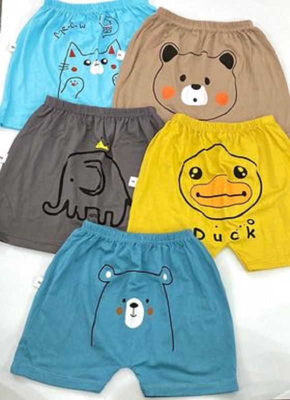 QUẦN ĐÙI THUN LẠNH CO DÃN THẤM MỒ HÔI CHO BÉ